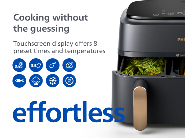Philips 9L Dual Basket Airfryer - NA352/00