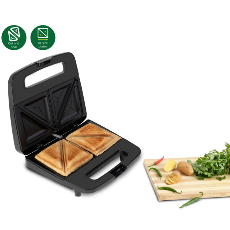 Refurbished Philips Sandwich Maker XL Sized HD2288/00