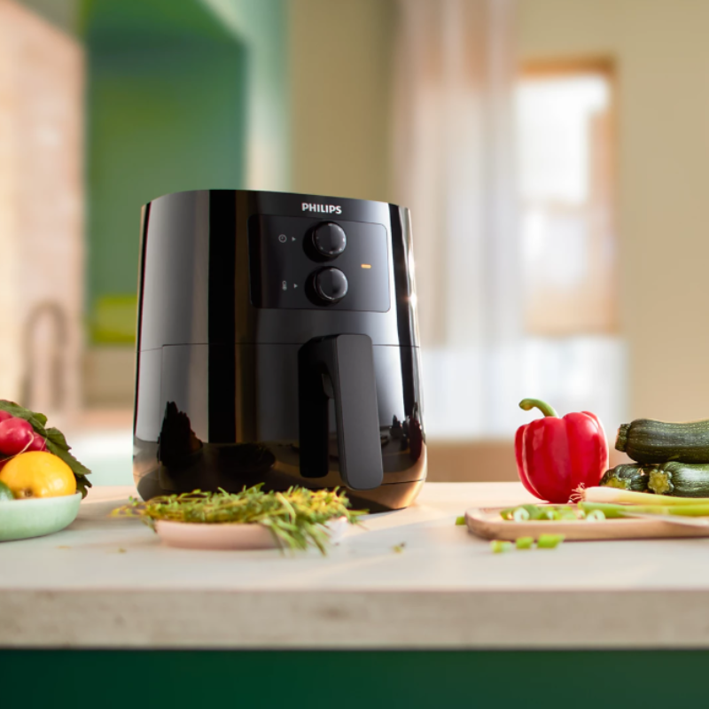 Philips Domestic Analog 4 1 Ltr Airfryer With Rapid Air Technology Hd9200 90
