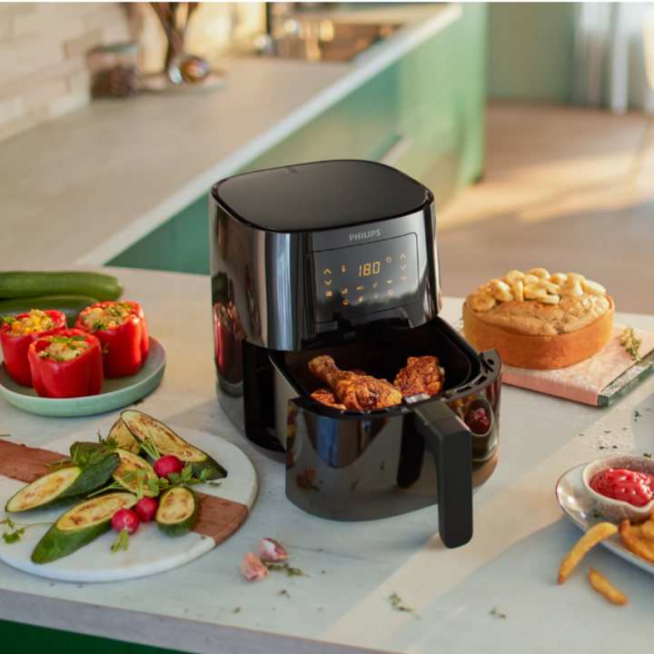 Philips Domestic Digital 4 1 Litre Airfryer With Rapid Air Technology Hd9252 90