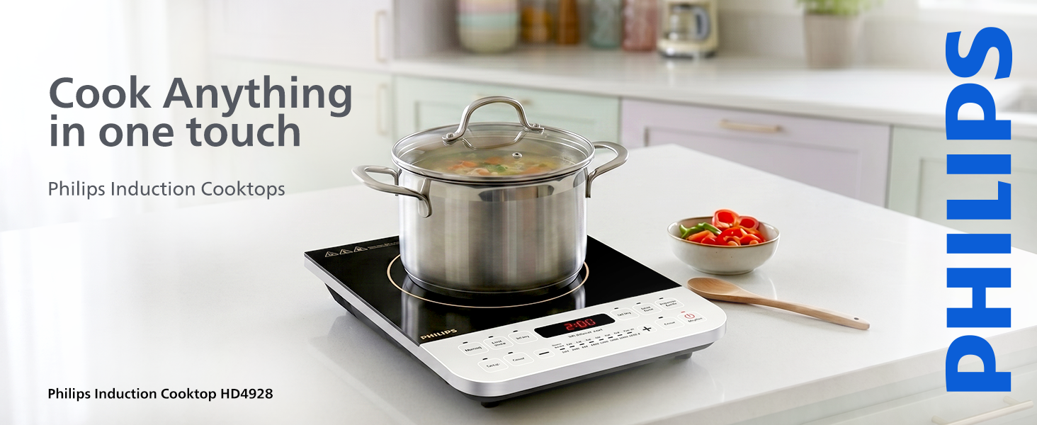 Philips 2100W Indian Dish Presets Induction Cook Top - HD4928/01