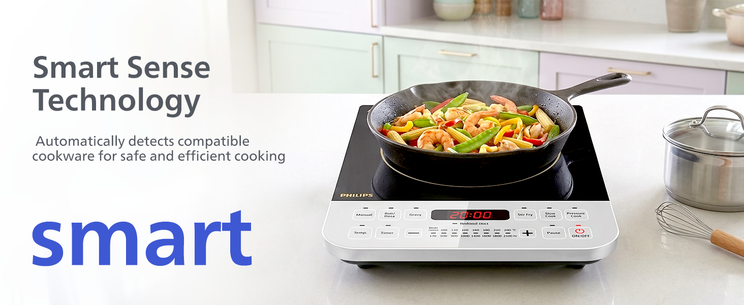 Philips 2100W Indian Dish Presets Induction Cook Top - HD4928/01
