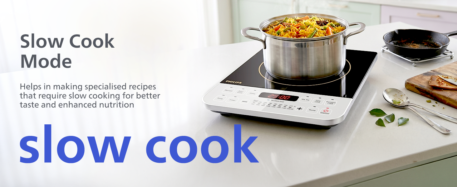 Philips 2100W Indian Dish Presets Induction Cook Top - HD4928/01
