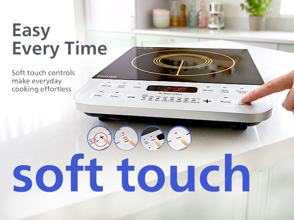 Philips 2100W Indian Dish Presets Induction Cook Top - HD4928/01