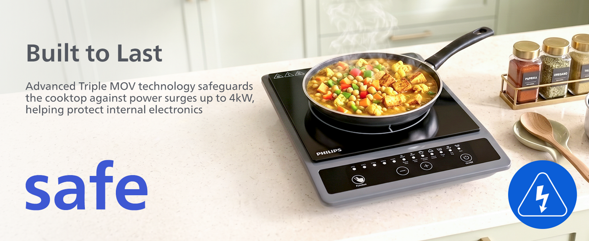 Philips 1300W Induction Cook Top - HD4934/00