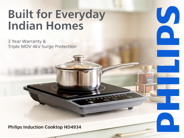 Philips 1300W Induction Cook Top - HD4934/00
