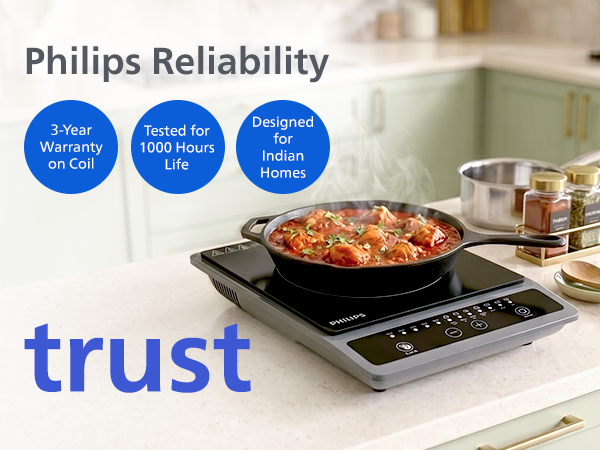 Philips 1300W Induction Cook Top - HD4934/00