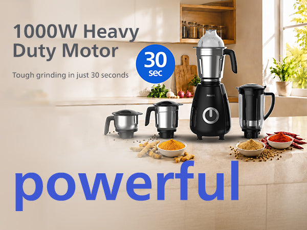 Philips 1000W 4-Jar Mixer Grinder - HR7732/00