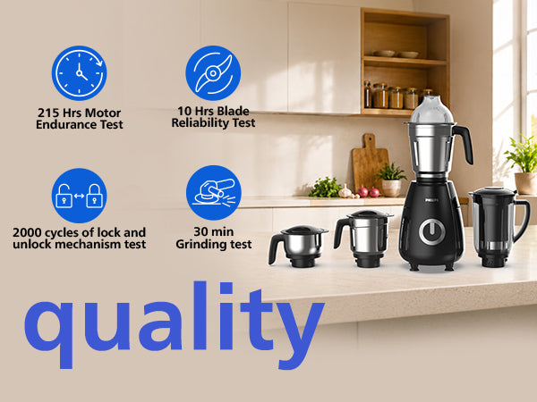 Philips 1000W 4-Jar Mixer Grinder - HR7732/00