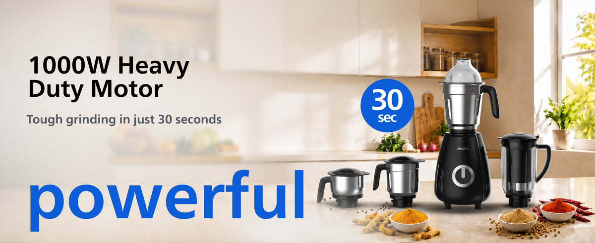 Philips 1000W 4-Jar Mixer Grinder - HR7732/00