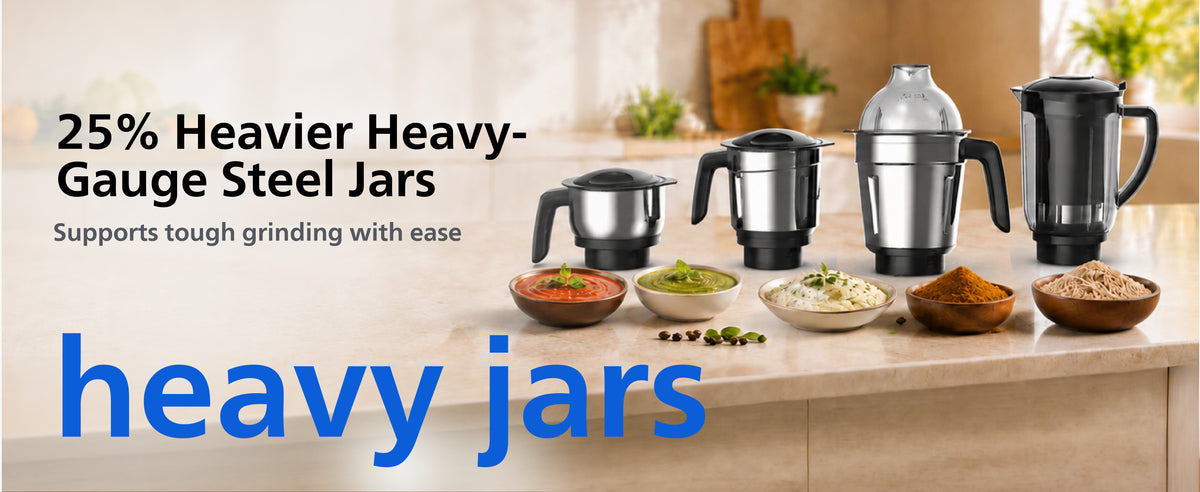 Philips 1000W 4-Jar Mixer Grinder - HR7732/00