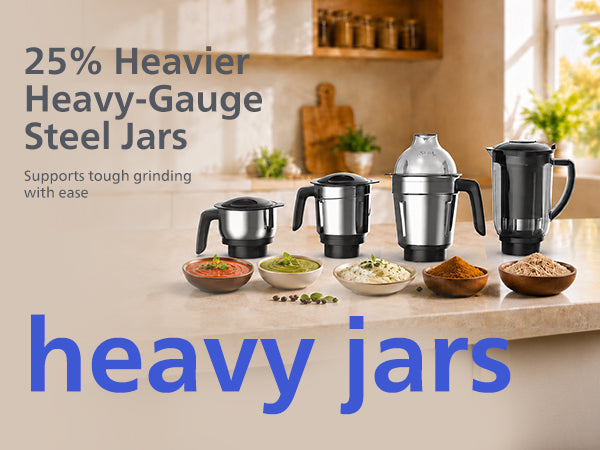 Philips 1000W 4-Jar Mixer Grinder - HR7732/00
