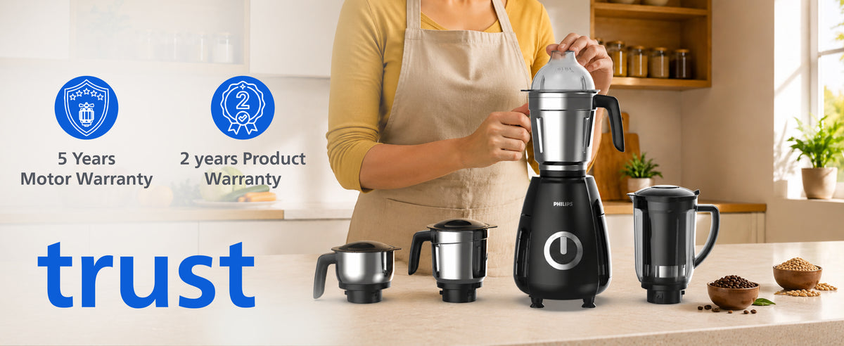 Philips 1000W 4-Jar Mixer Grinder - HR7732/00