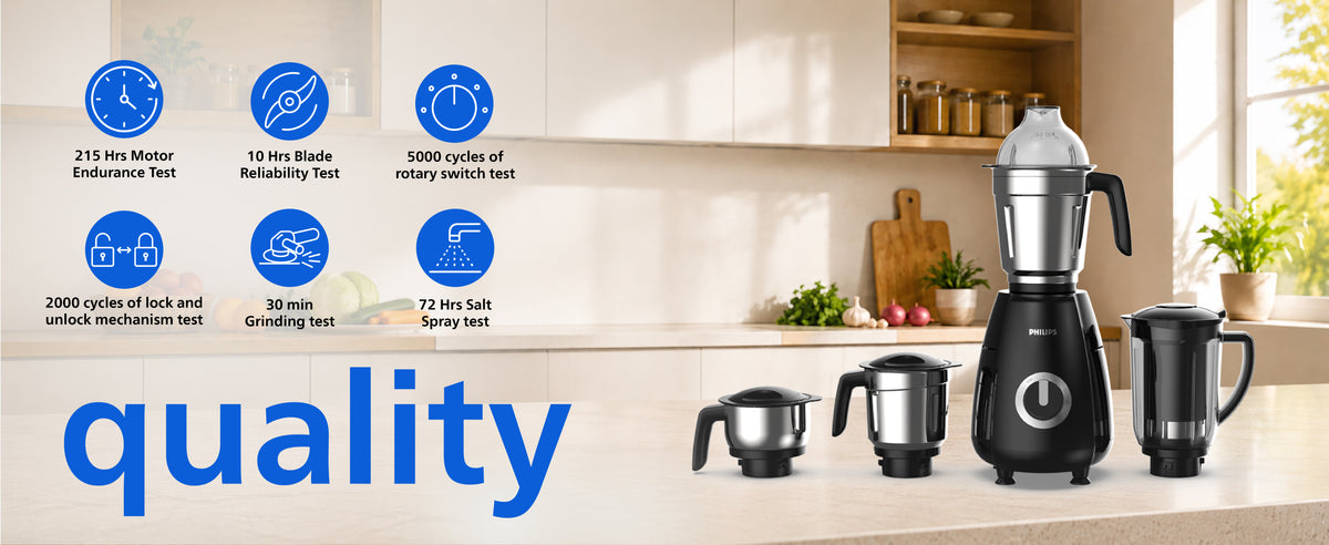 Philips 1000W 4-Jar Mixer Grinder - HR7732/00