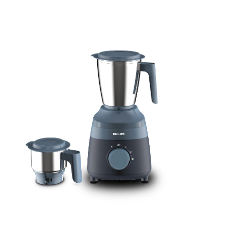 Philips 500W Blue Mixer Grinder Mixer with 2 Jars - HL1010/00