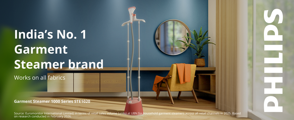 Philips 1800W Standing Steamer - STE1020/40