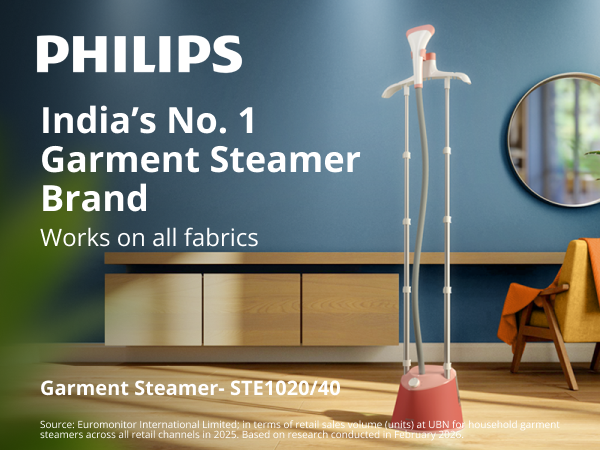 Philips 1800W Standing Steamer - STE1020/40