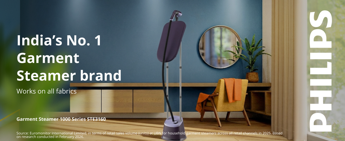 Philips Tiltable Styleboard Steamer - STE3160/30