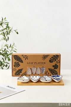 4 Leaf shaped platter
