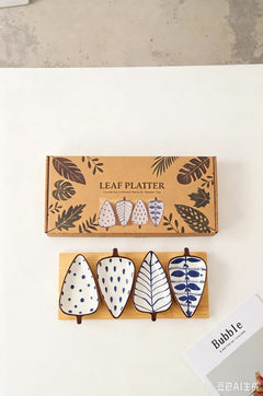 4 Leaf shaped platter
