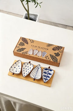 4 Leaf shaped platter