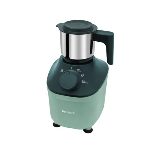 Philips Domestic 800 Watt Powerful Motor Mixer Grinder With Microgrind Technology In Green Colour Hl7773 02